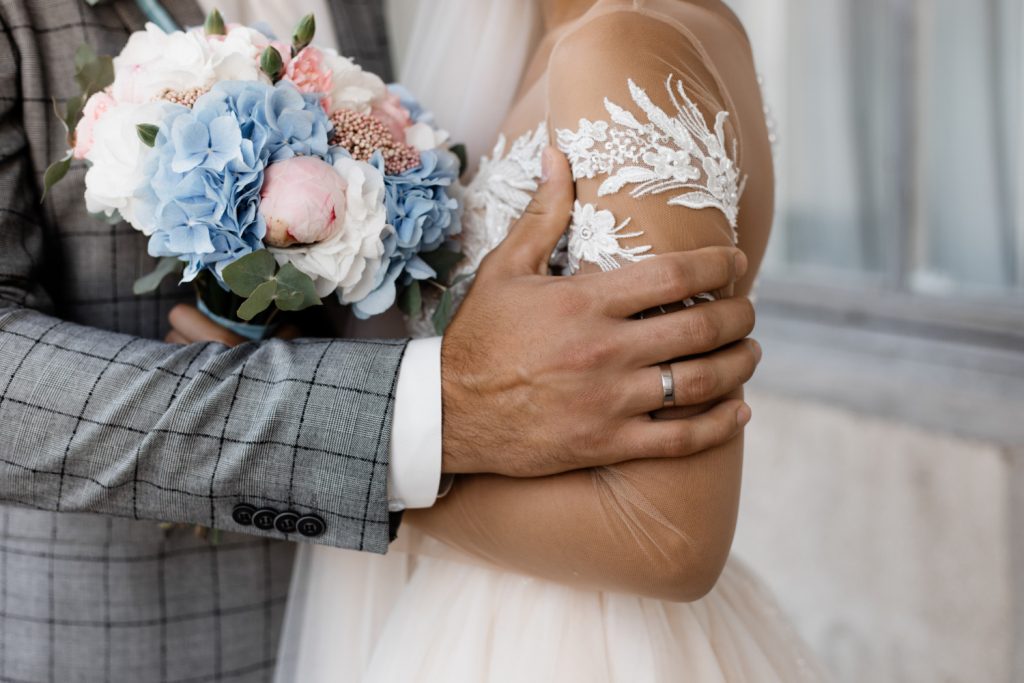 bridal couple at wedding