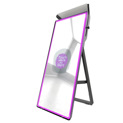 Touch Here to Start! Mirror Air Booth